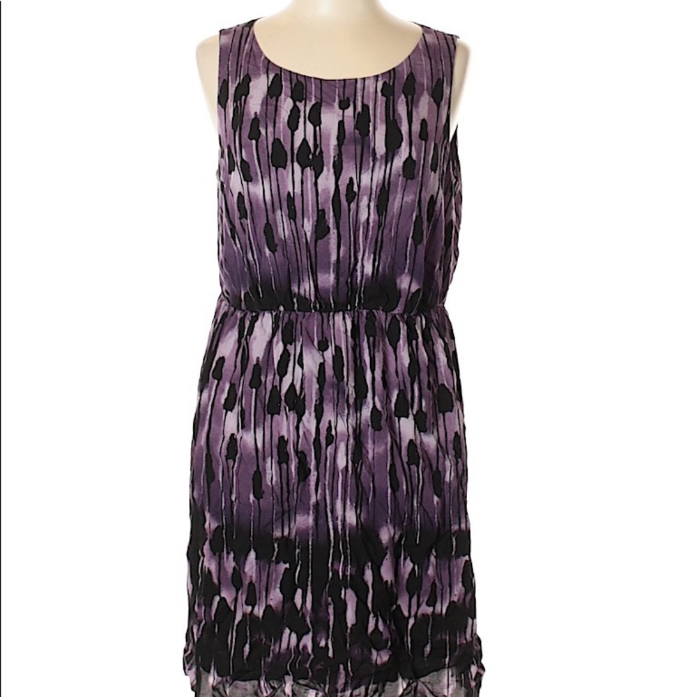 J Jill Purple Mini Dress